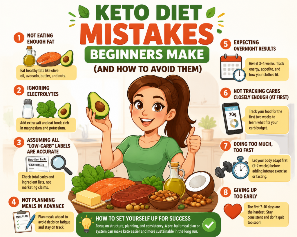 Keto Diet Mistakes Beginners Make (And How to Avoid Them)